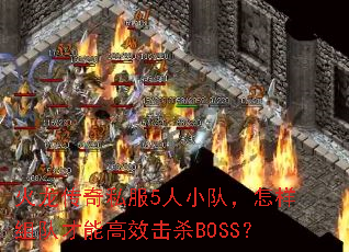 ��������˽��5��С�ӣ�������Ӳ��ܸ�Ч��ɱBOSS��