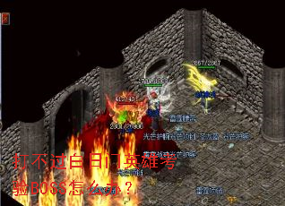 �򲻹�������Ӣ�ۿ���BOSS��ô�죿