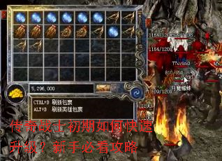 传奇战士初期如何快速升级?新手必看攻略 传奇战士初期如何快速升级?新手必看攻略