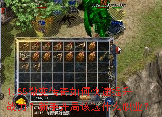 1.85΢�䴫����ο�������ս�������ֿ��ָ�ѡʲôְҵ��